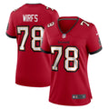 Women's Tampa Bay Buccaneers Tristan Wirfs Red Team Game Jersey