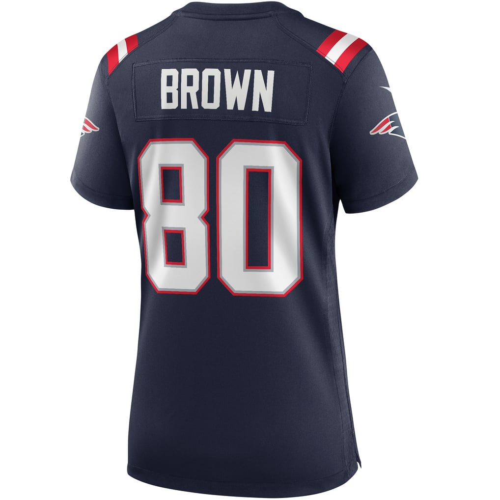 Women's New England Patriots Troy Brown Navy Game Retired Player Jersey