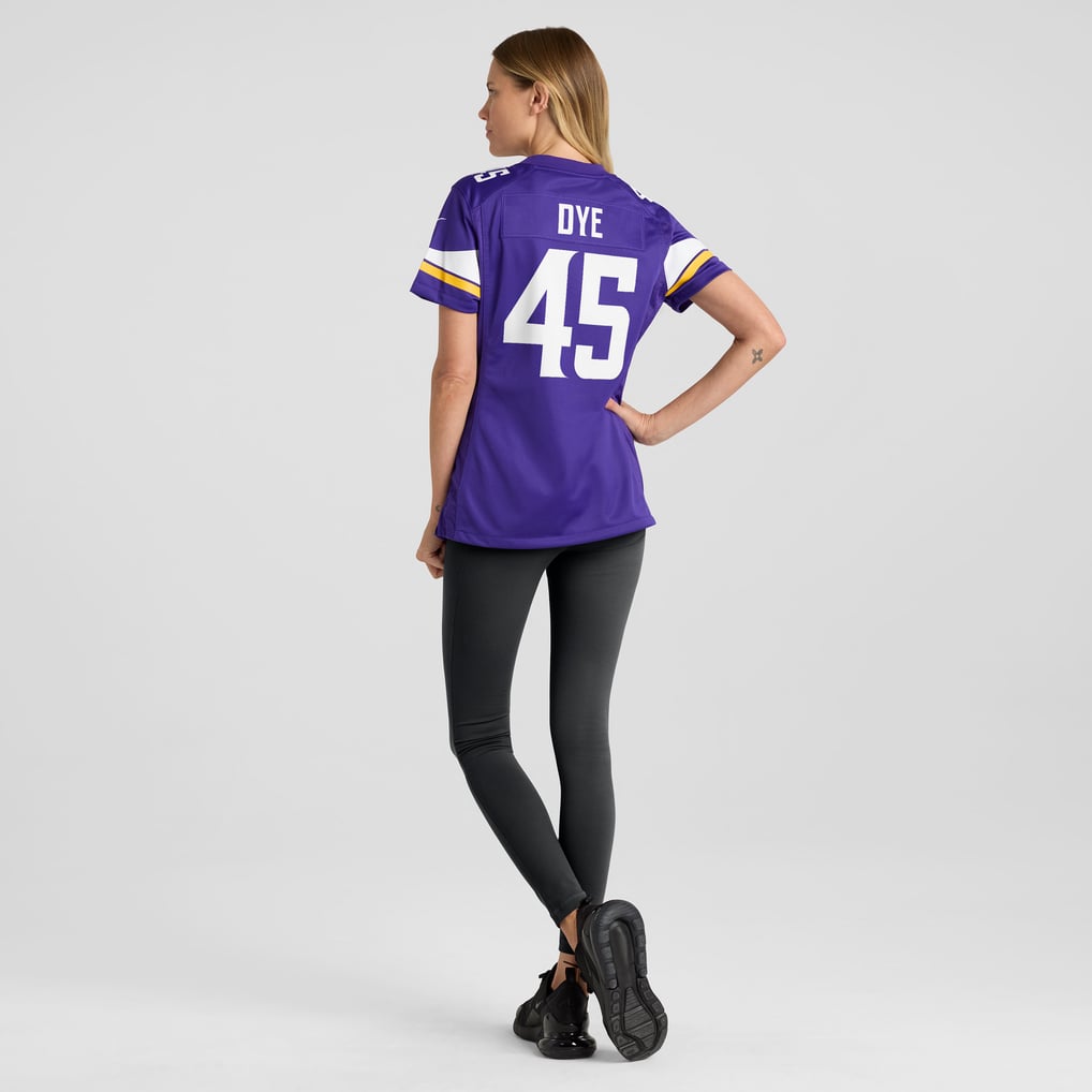 Women's Minnesota Vikings Troy Dye Purple Game Jersey