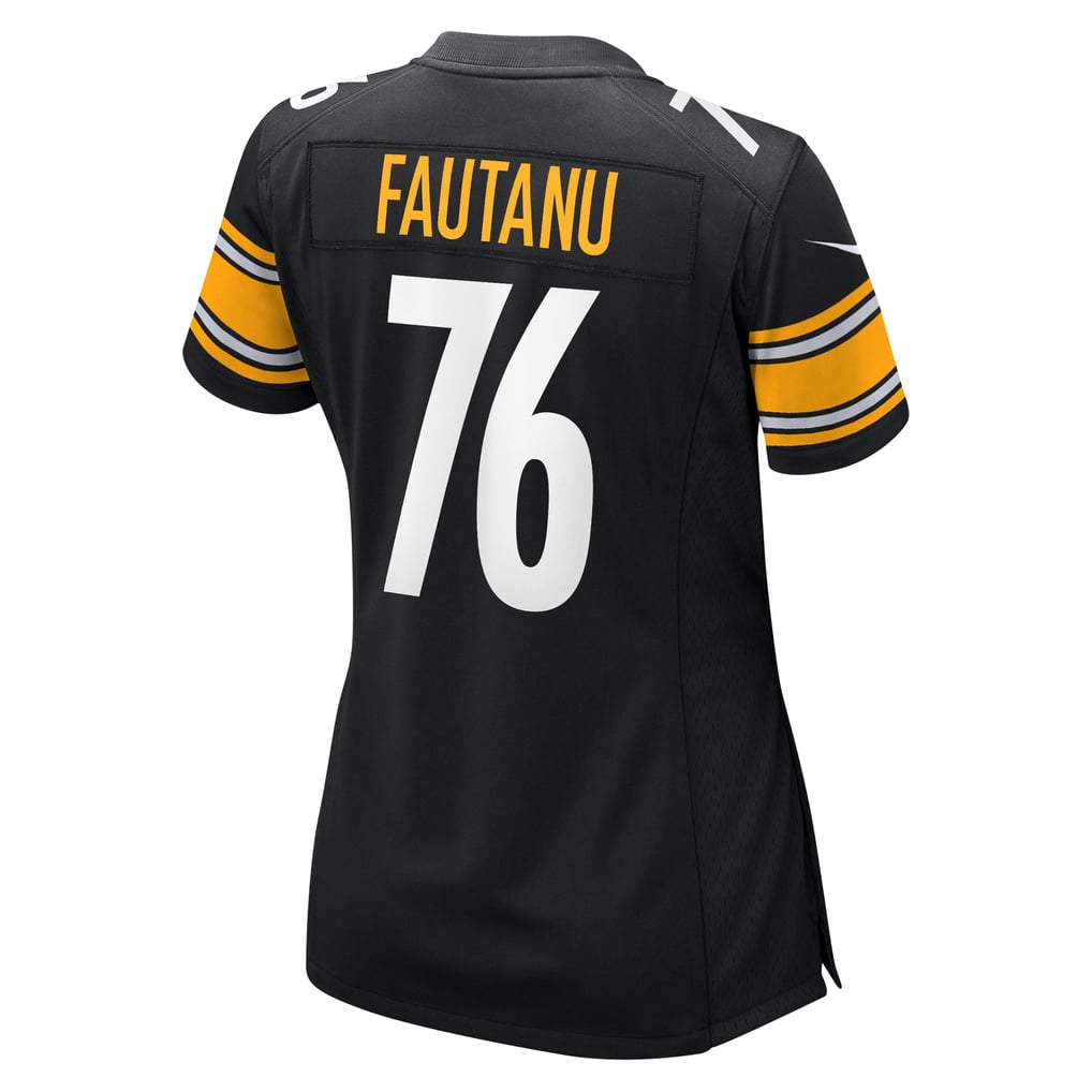 Women's Pittsburgh Steelers Troy Fautanu Black Game Jersey