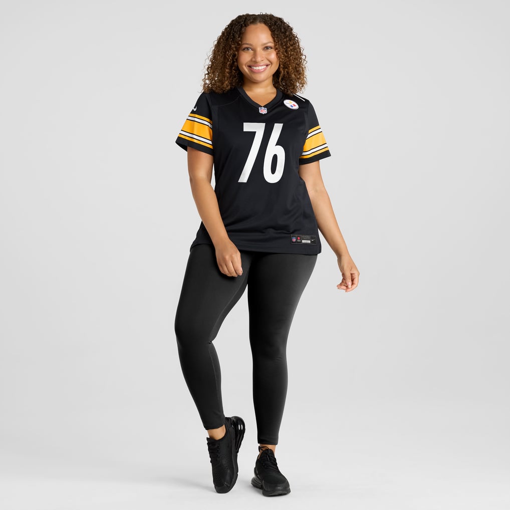 Women's Pittsburgh Steelers Troy Fautanu Black Game Jersey