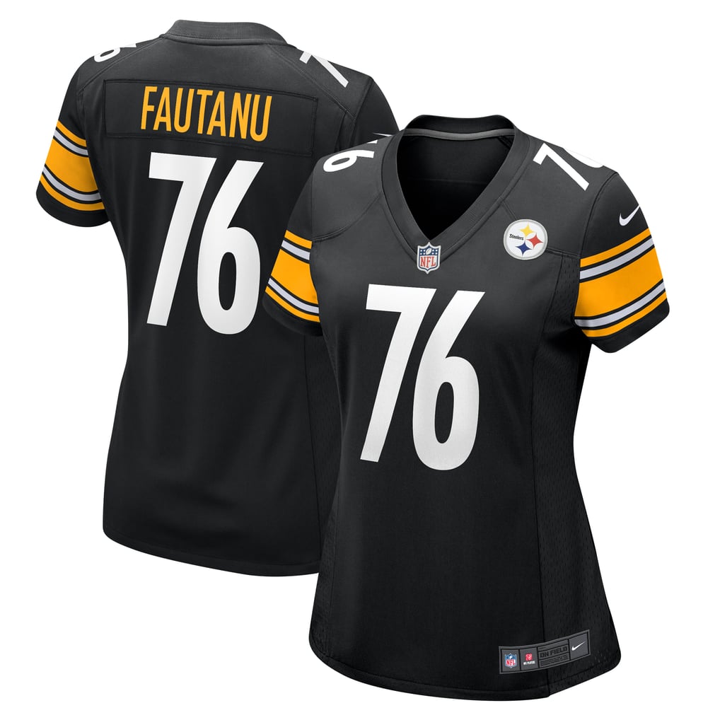 Women's Pittsburgh Steelers Troy Fautanu Black Game Jersey