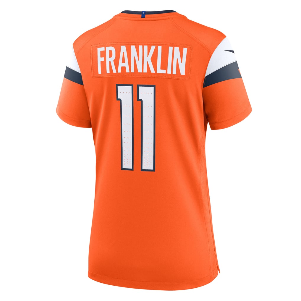 Women's Denver Broncos Troy Franklin Orange Team Game Jersey