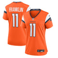 Women's Denver Broncos Troy Franklin Orange Team Game Jersey