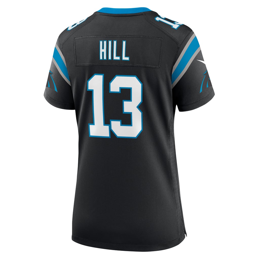 Women's Carolina Panthers Troy Hill Black Team Game Jersey