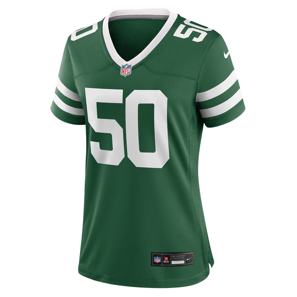 Women's New York Jets Troy Reeder Legacy Green Team Game Jersey