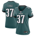 Women's Philadelphia Eagles Tucker Large Midnight Green Team Game Jersey