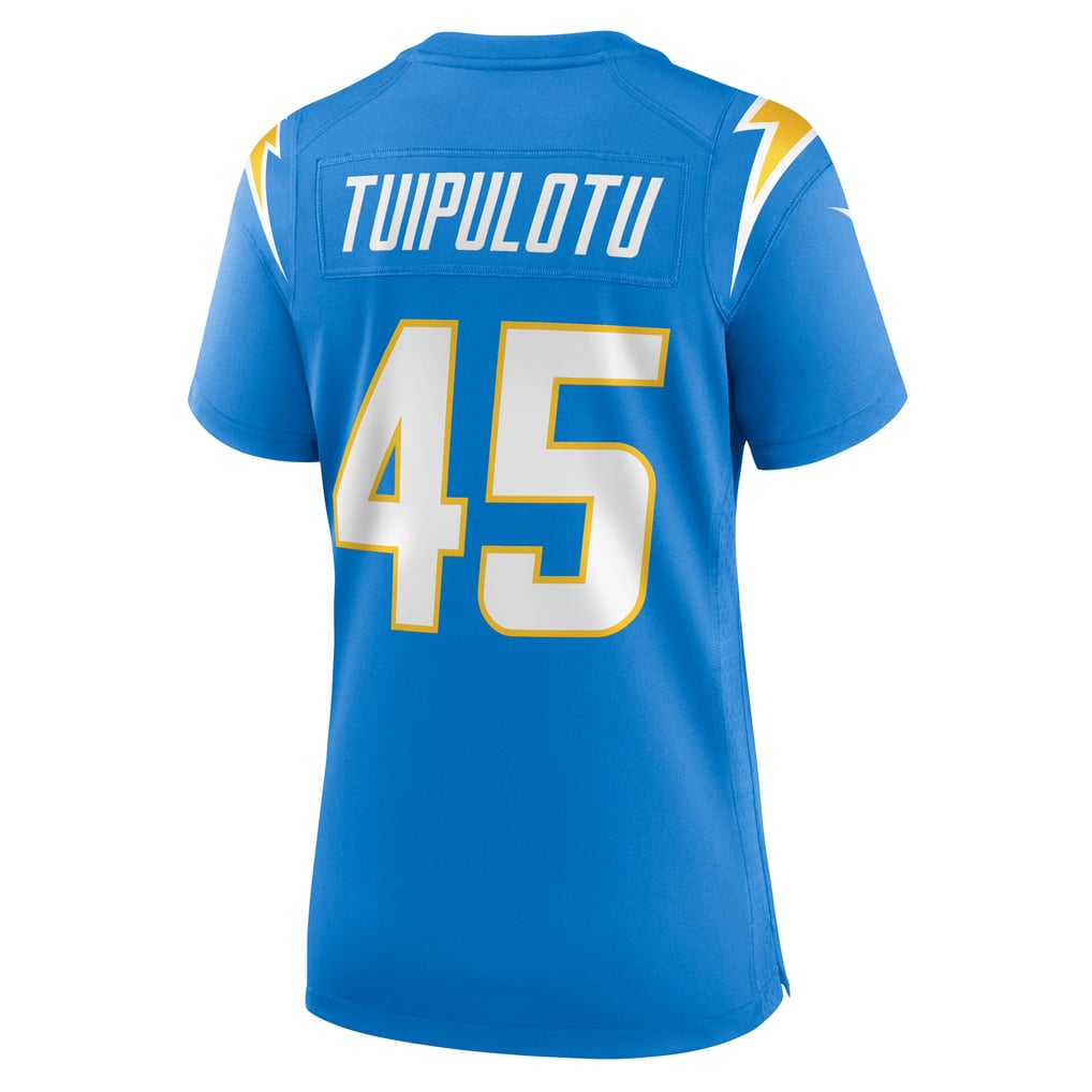 Women's Los Angeles Chargers Tuli Tuipulotu Powder Blue Team Game Jersey