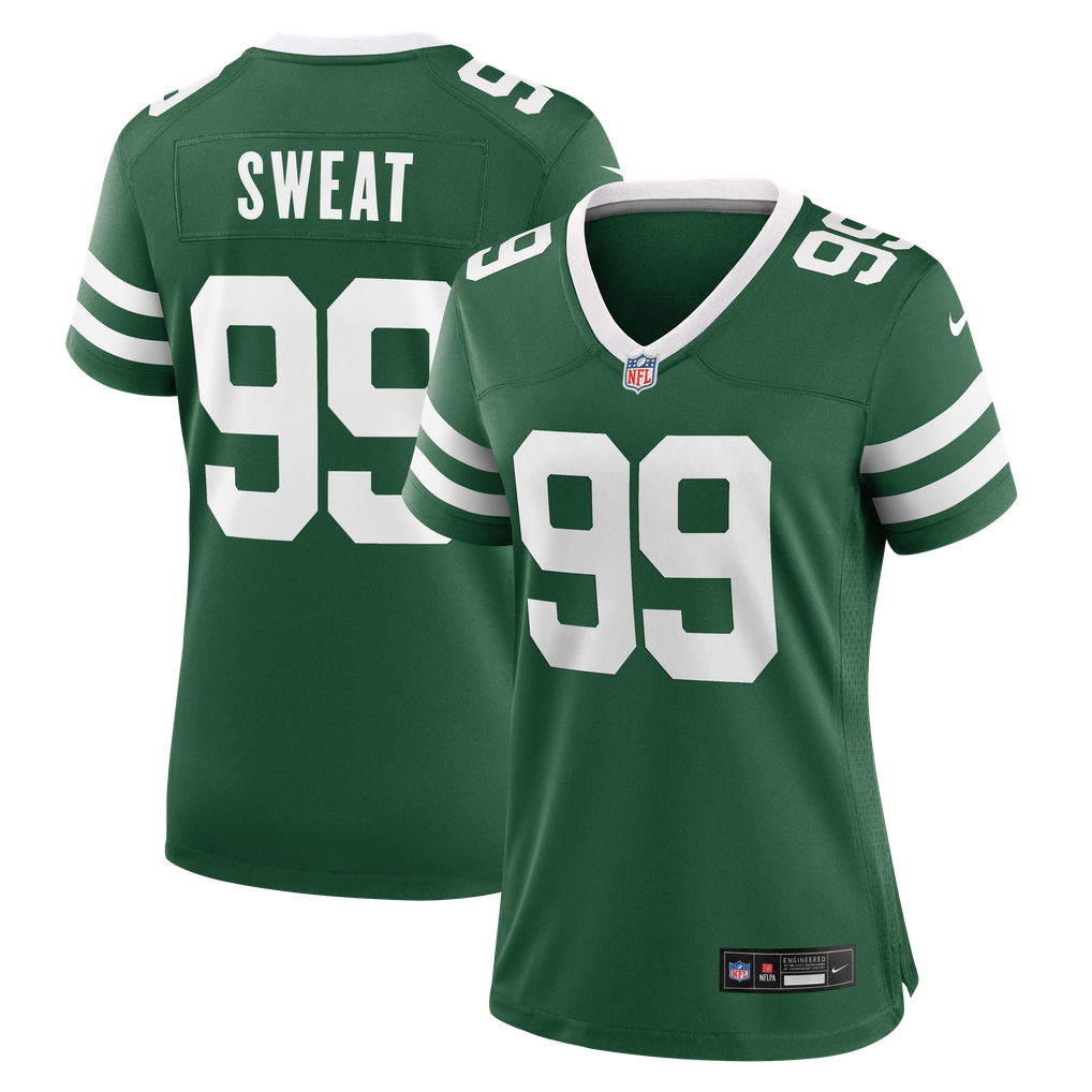 Women's New York Jets T'Vondre Sweat Legacy Green Team Game Jersey