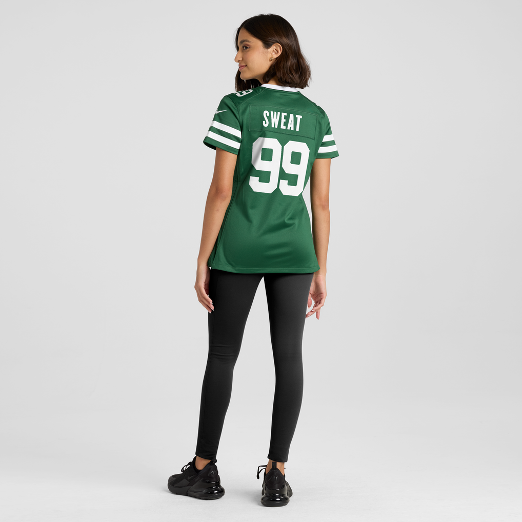 Women's New York Jets T'Vondre Sweat Legacy Green Team Game Jersey