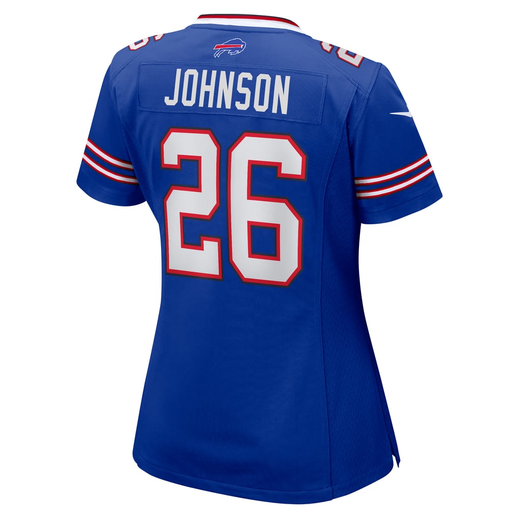 Women's Buffalo Bills Ty Johnson Royal Team Game Jersey