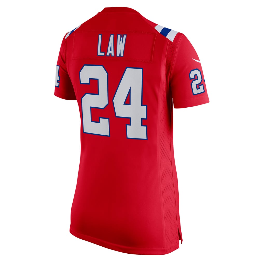 Women's New England Patriots Ty Law Red Retired Game Jersey