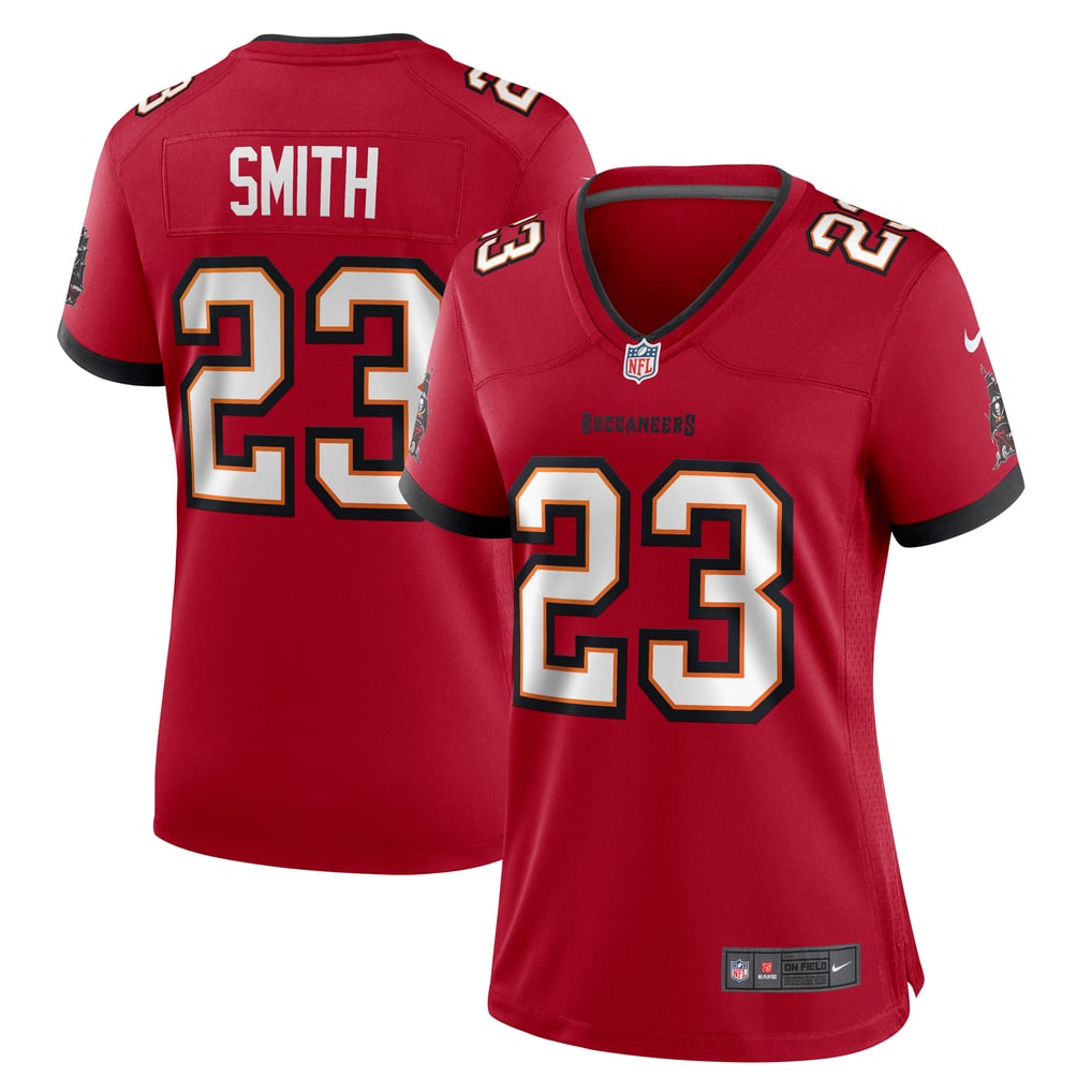 Women's Tampa Bay Buccaneers Tykee Smith Red Team Game Jersey