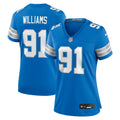 Women's Detroit Lions Tyleik Williams Blue Team Game Jersey