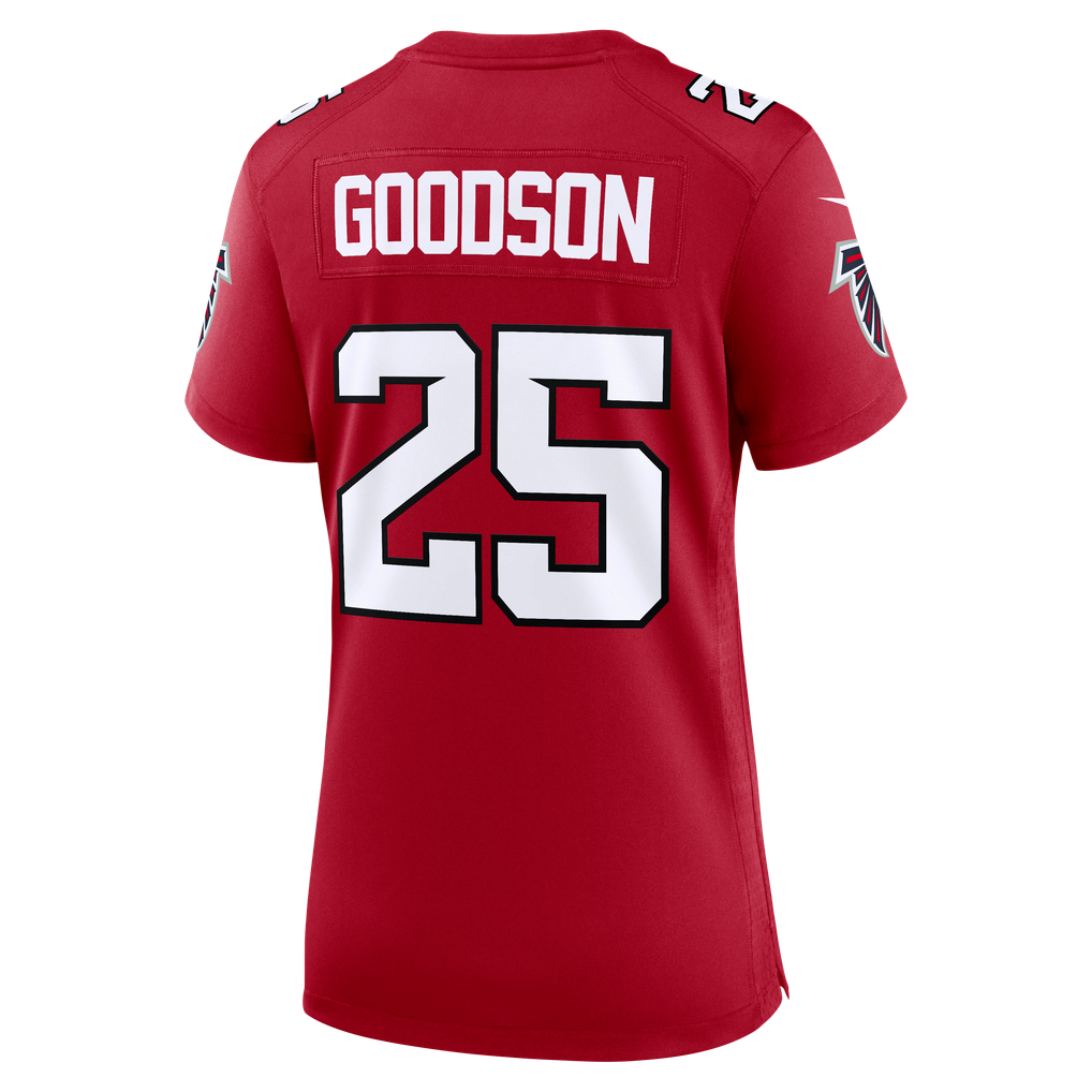 Women's Atlanta Falcons Tyler Goodson Red Team Game Jersey
