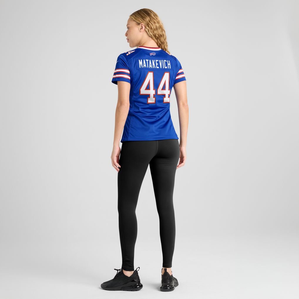 Women's Buffalo Bills Tyler Matakevich Royal Player Game Jersey
