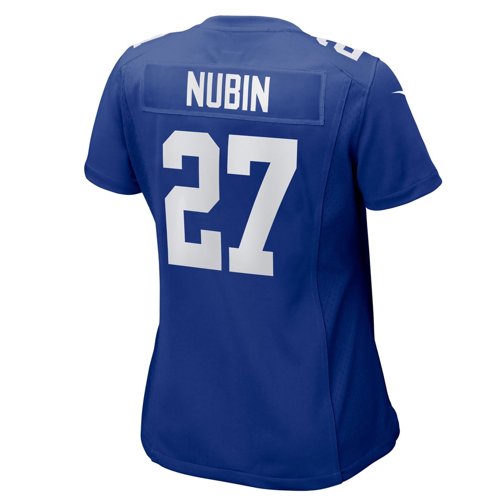 Women's New York Giants Tyler Nubin Royal Team Game Jersey