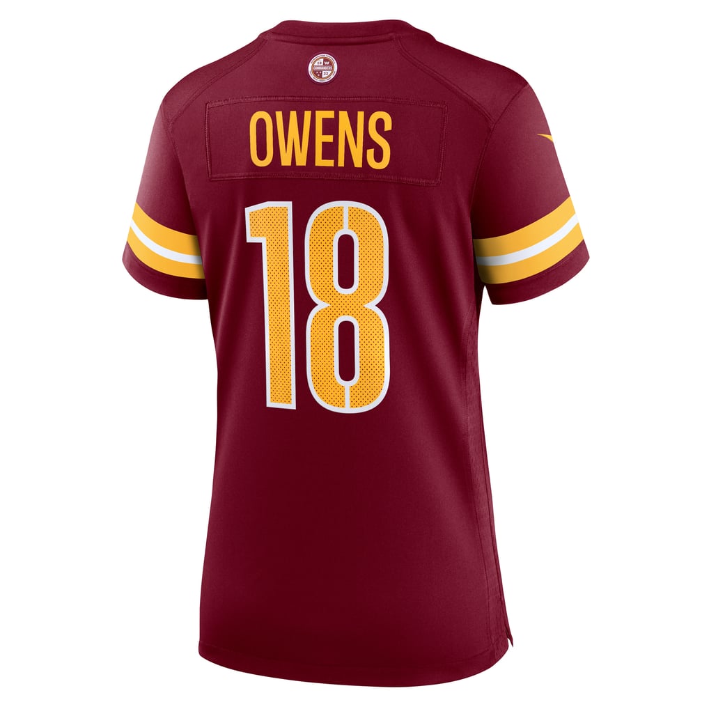 Women's Washington Commanders Tyler Owens Burgundy Team Game Jersey