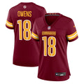 Women's Washington Commanders Tyler Owens Burgundy Team Game Jersey
