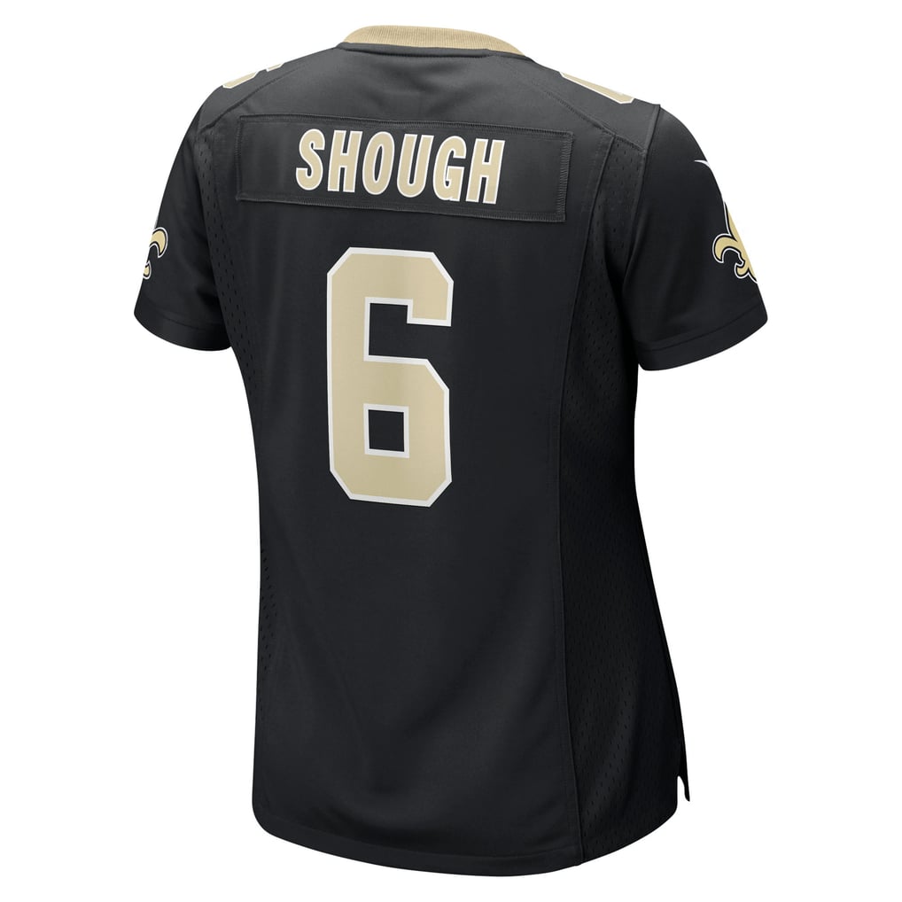 Women's New Orleans Saints Tyler Shough Black Game Jersey