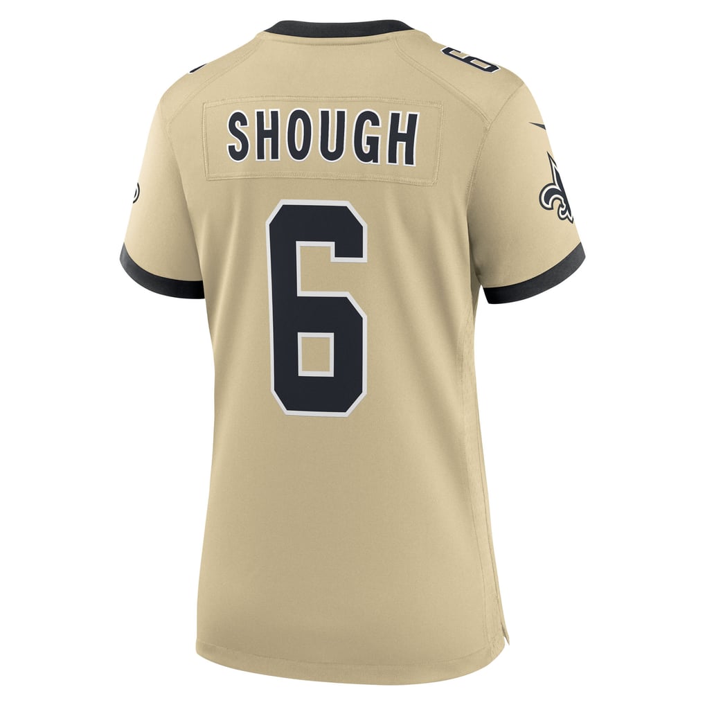 Women's New Orleans Saints Tyler Shough Gold Alternate Game Player Jersey