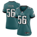 Women's Philadelphia Eagles Tyler Steen Midnight Green Team Game Jersey
