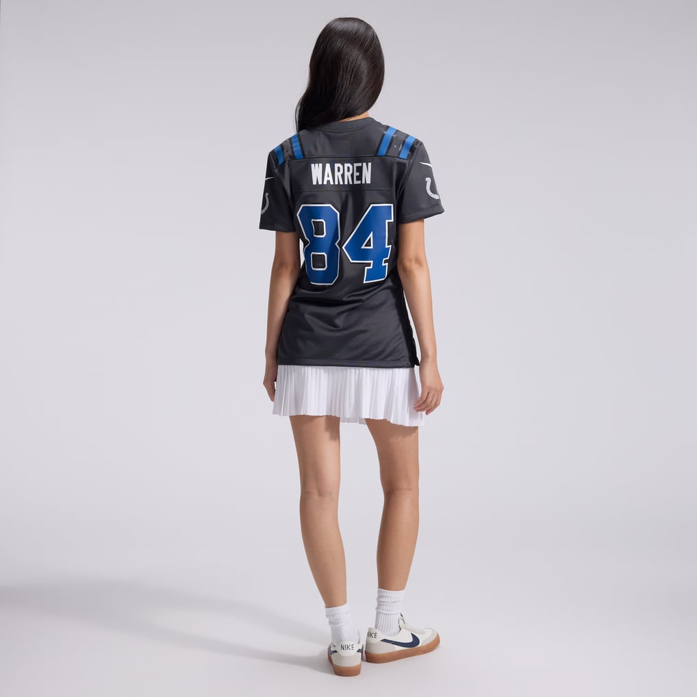 Women's Indianapolis Colts Tyler Warren Anthracite 2026 Rivalries Collection Game Jersey