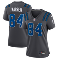 Women's Indianapolis Colts Tyler Warren Anthracite 2026 Rivalries Collection Game Jersey