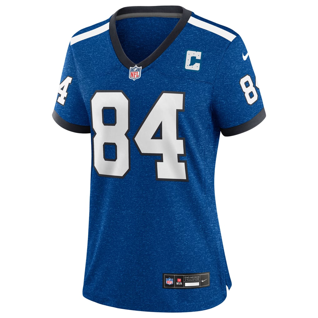 Women's Indianapolis Colts Tyler Warren Heather Royal Alternate 2 Indiana Nights Game Jersey