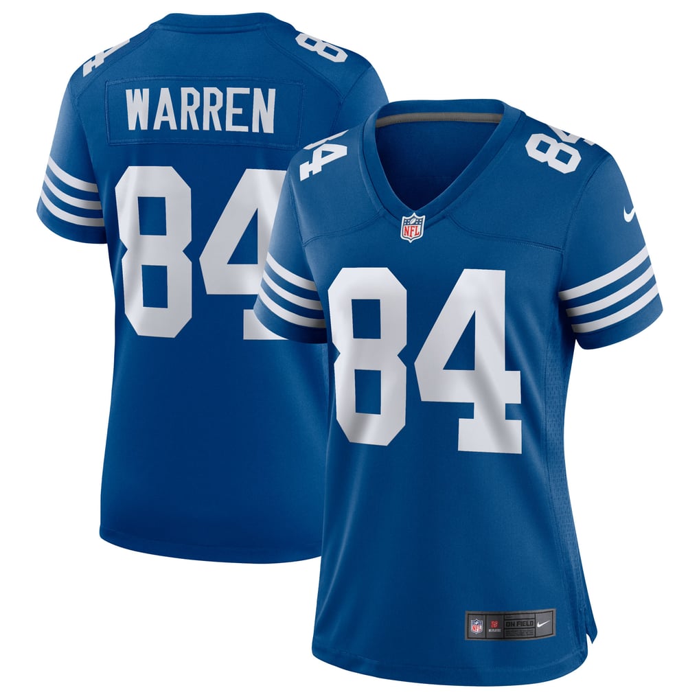 Women's Indianapolis Colts Tyler Warren Royal Alternate Game Jersey