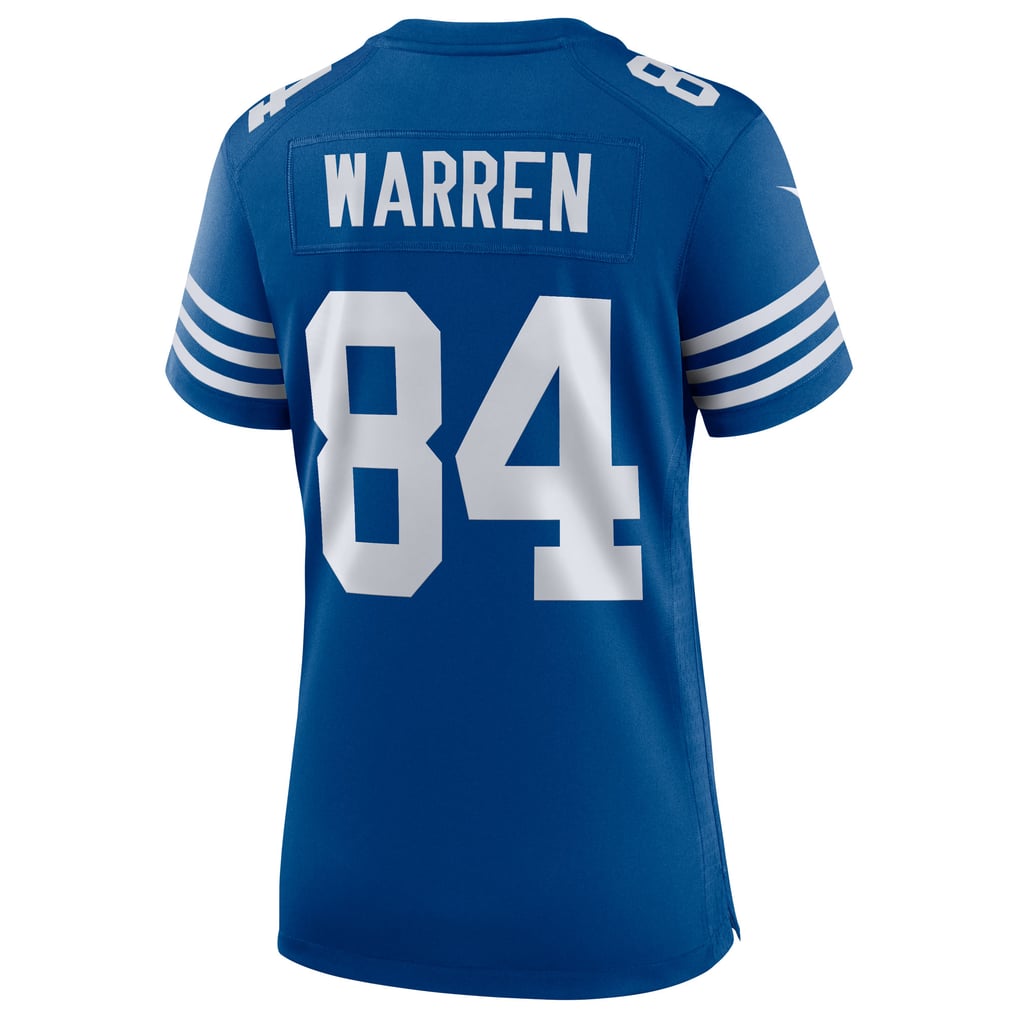 Women's Indianapolis Colts Tyler Warren Royal Alternate Game Jersey