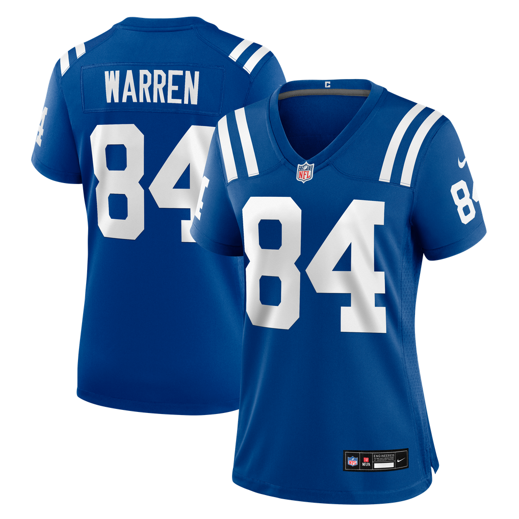 Women's Indianapolis Colts Tyler Warren Royal Game Jersey
