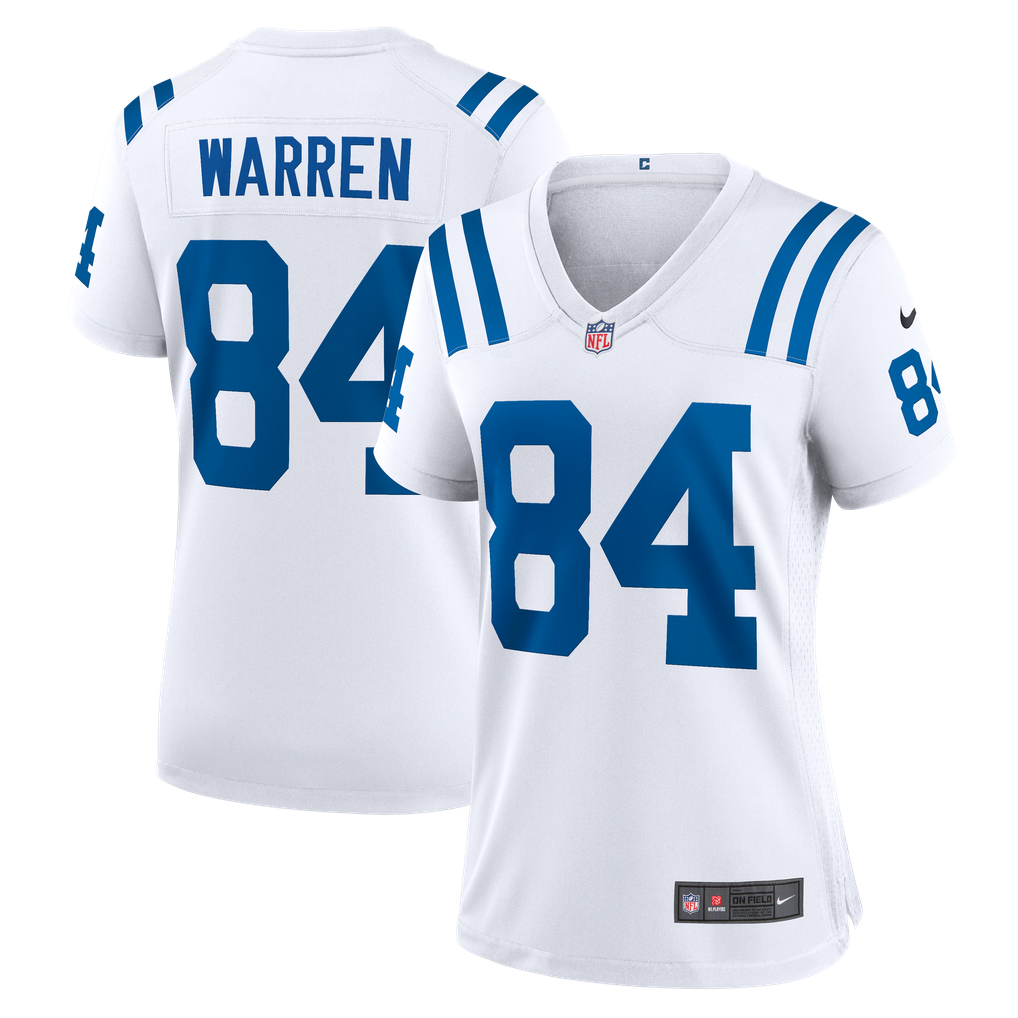 Women's Indianapolis Colts Tyler Warren White Game Jersey