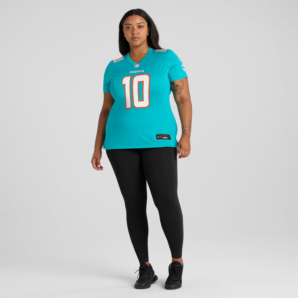Women's Miami Dolphins Tyreek Hill Aqua Player Jersey