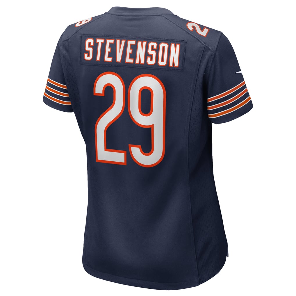 Women's Chicago Bears Tyrique Stevenson Navy Game Jersey