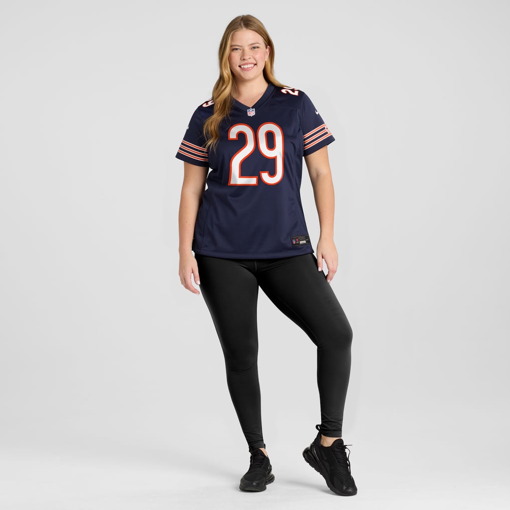 Women's Chicago Bears Tyrique Stevenson Navy Game Jersey
