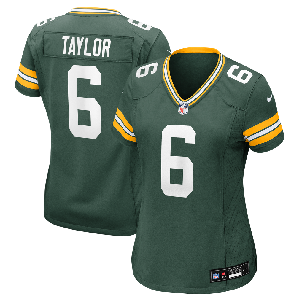 Women's Green Bay Packers Tyrod Taylor Green Team Game Jersey