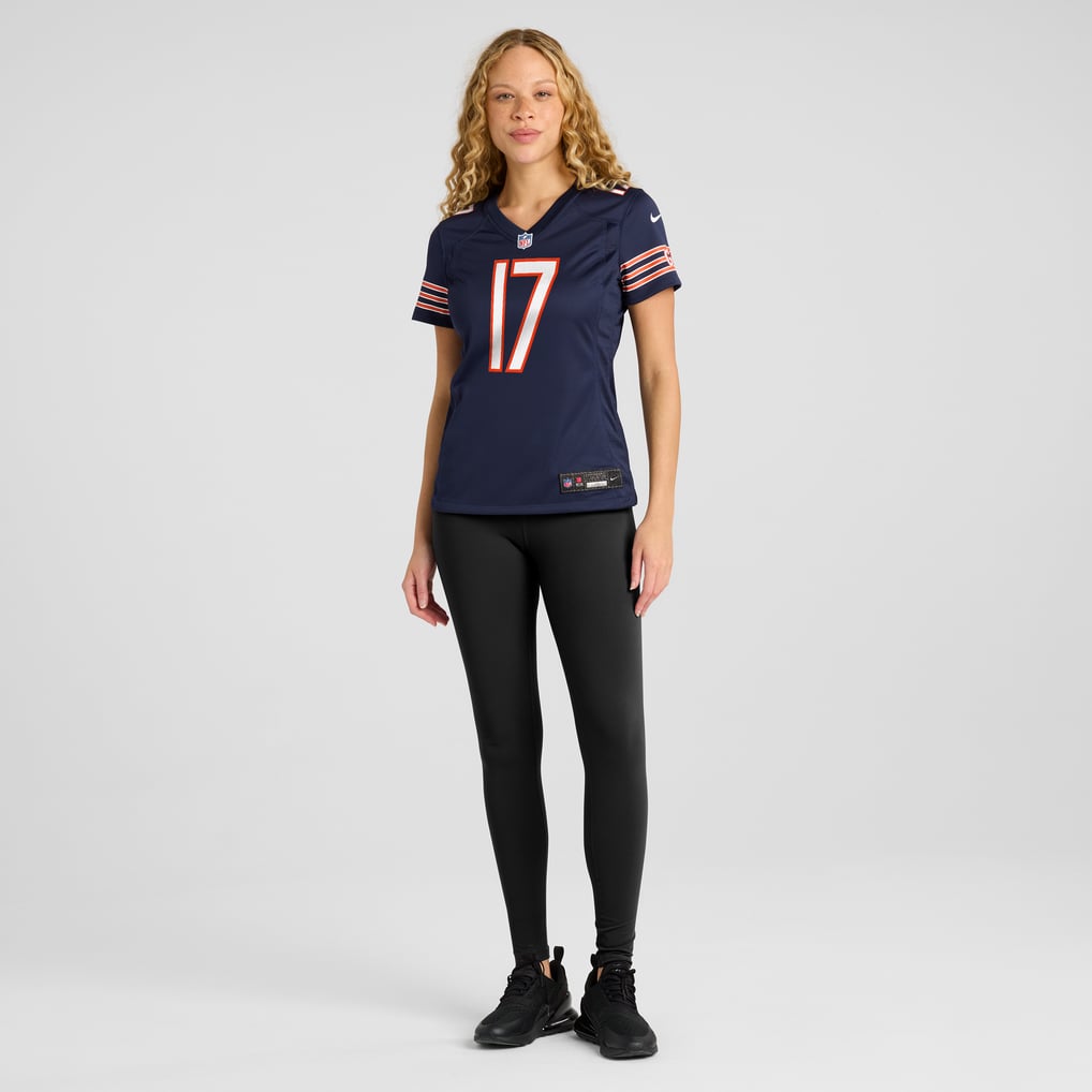 Women's Chicago Bears Tyson Bagent Navy Game Jersey