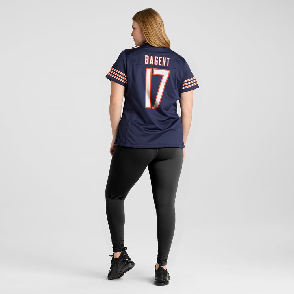 Women's Chicago Bears Tyson Bagent Navy Game Jersey