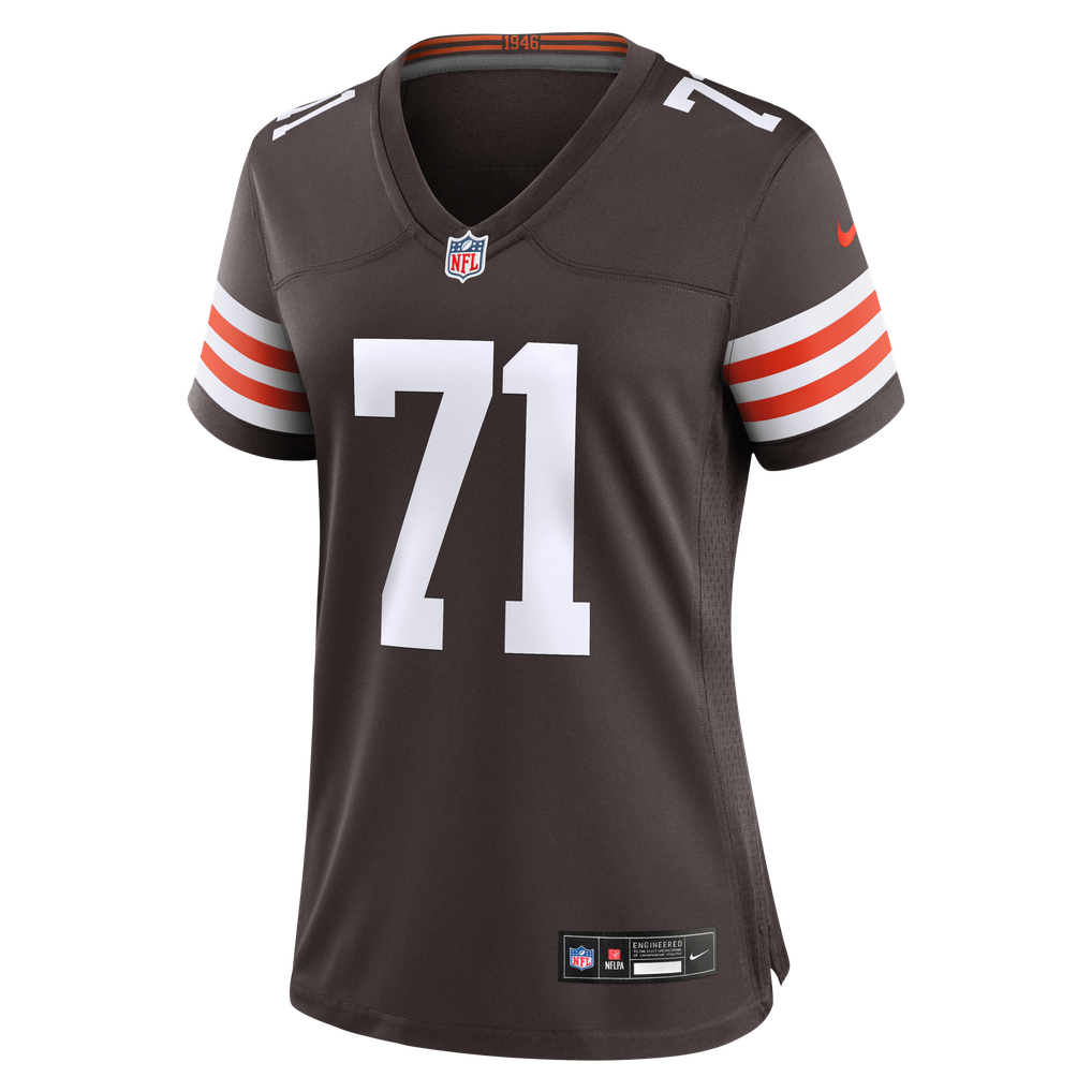 Women's Cleveland Browns Tytus Howard Brown Team Game Jersey
