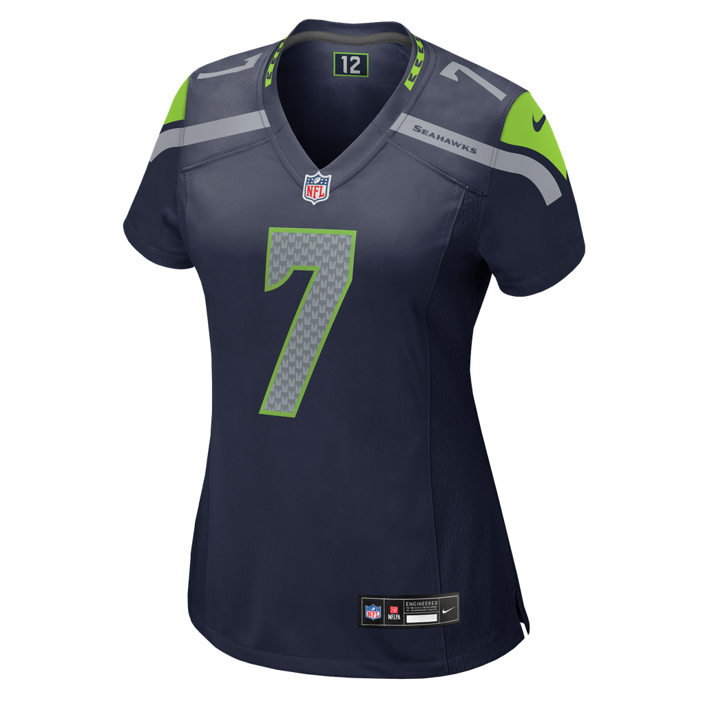 Women's Seattle Seahawks Uchenna Nwosu College Navy Team Game Jersey