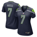 Women's Seattle Seahawks Uchenna Nwosu College Navy Team Game Jersey