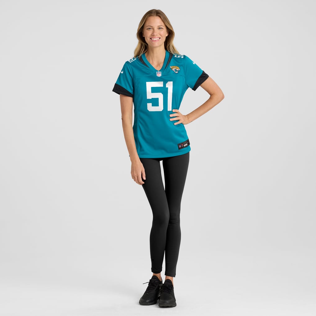 Women's Jacksonville Jaguars Ventrell Miller Teal Game Jersey