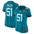 Women's Jacksonville Jaguars Ventrell Miller Teal Game Jersey