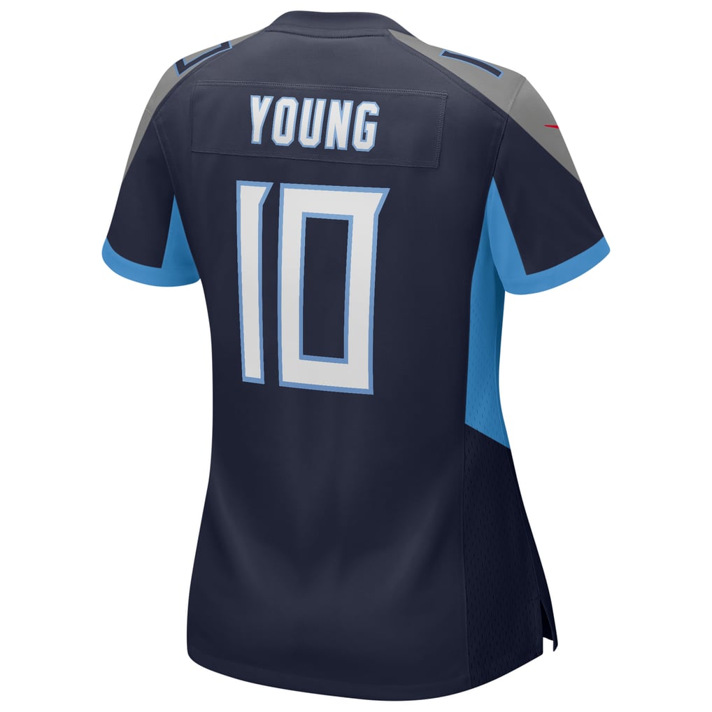 Women's Tennessee Titans Vince Young Navy Game Retired Player Jersey