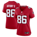 Women's Atlanta Falcons Vinny Anthony II Red Team Game Jersey