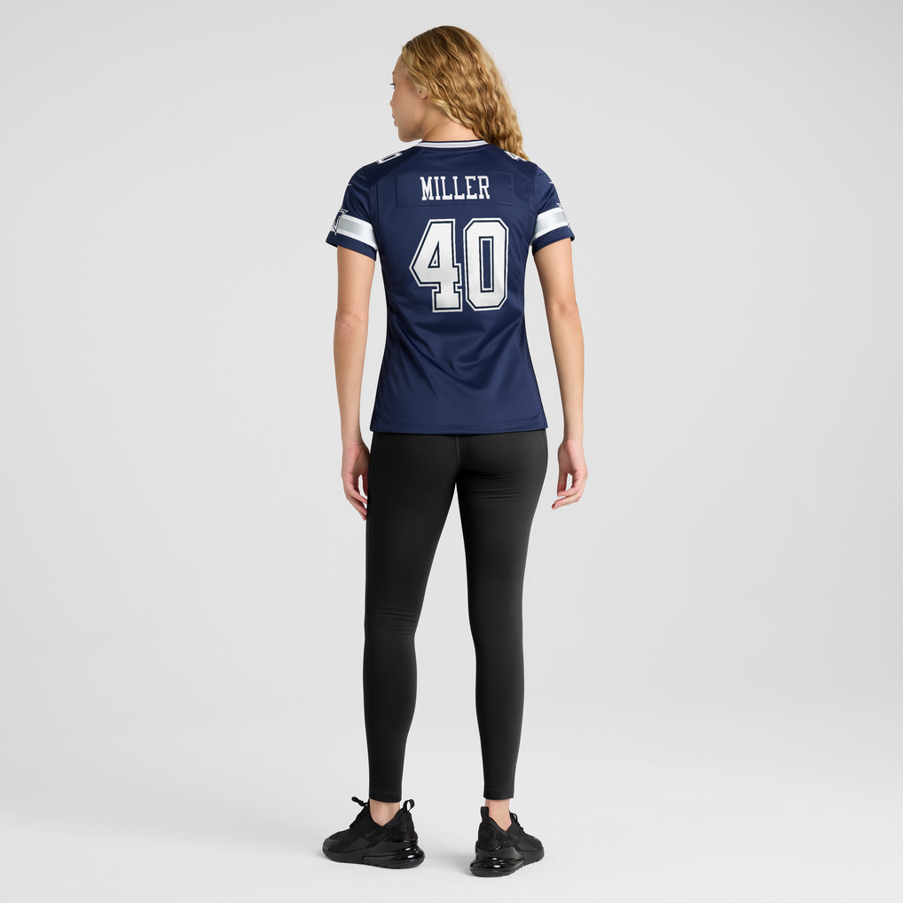 Women's Dallas Cowboys Von Miller Navy Game Jersey