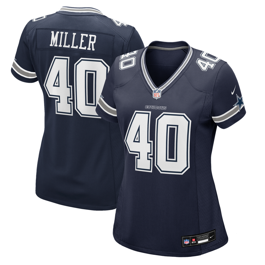 Women's Dallas Cowboys Von Miller Navy Game Jersey