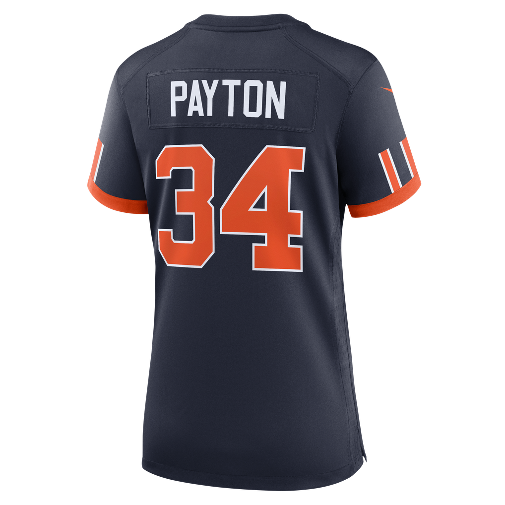Women's Chicago Bears Walter Payton Navy 2026 Rivalries Collection Game Jersey