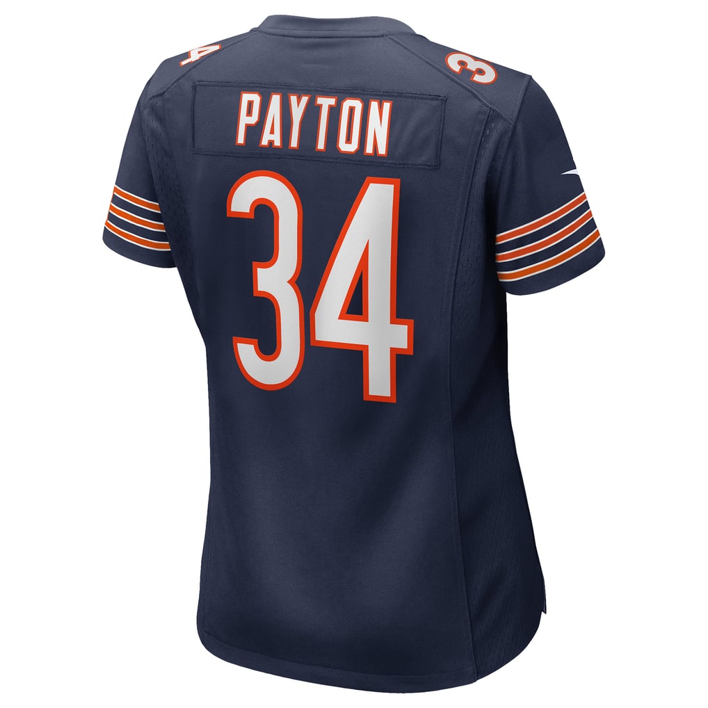 Women's Chicago Bears Walter Payton Navy Game Retired Player Jersey